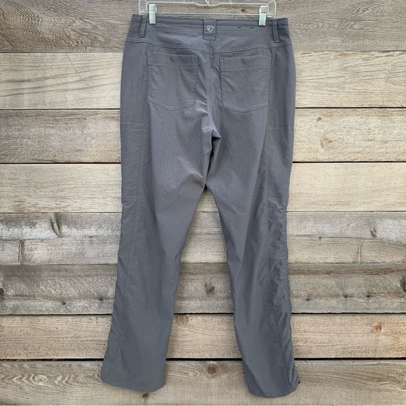 Kuhl Trekr Pant Womens 8 Gray Convertible Side Seam Cinch Ruched Hiking Outdoor - Picture 6 of 15